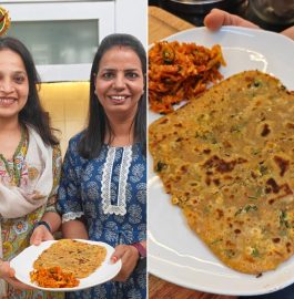 Multi Layered Lifafa Paratha With Gujarati Kairi Pyaaz Ki Chutney Recipe
