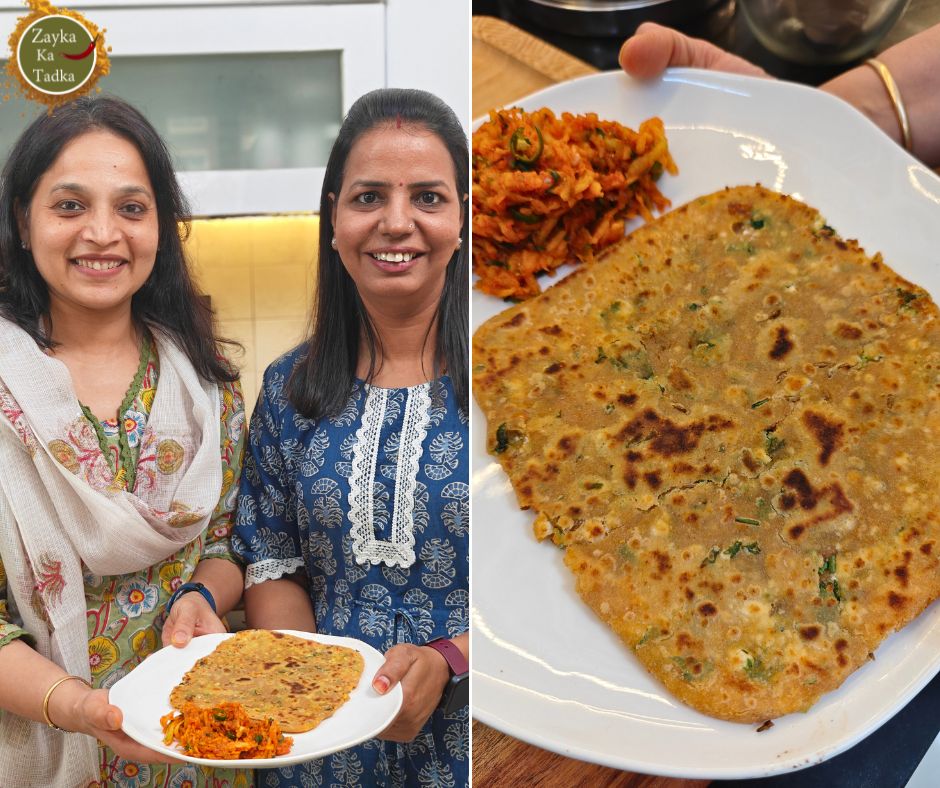 Multi Layered Lifafa Paratha With Gujarati Kairi Pyaaz Ki Chutney Recipe
