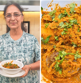 Kathiyavadi Ringan Batata Nu Bharelu Shaak Recipe