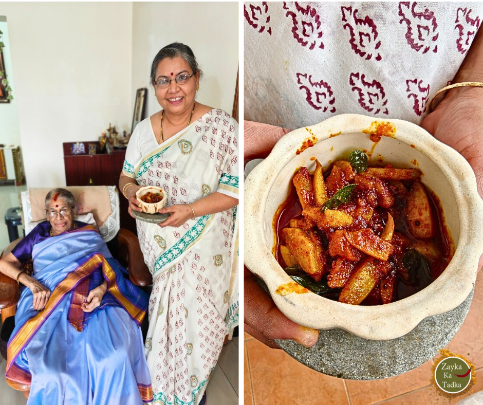 Raw Mango Pickle | Instant Raw Mango Pickle Recipe