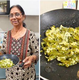 Malai Shimla Mirch Ki Sabji Recipe
