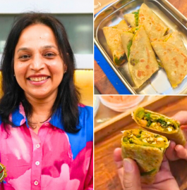 Mix Veg Paneer Wrap Recipe