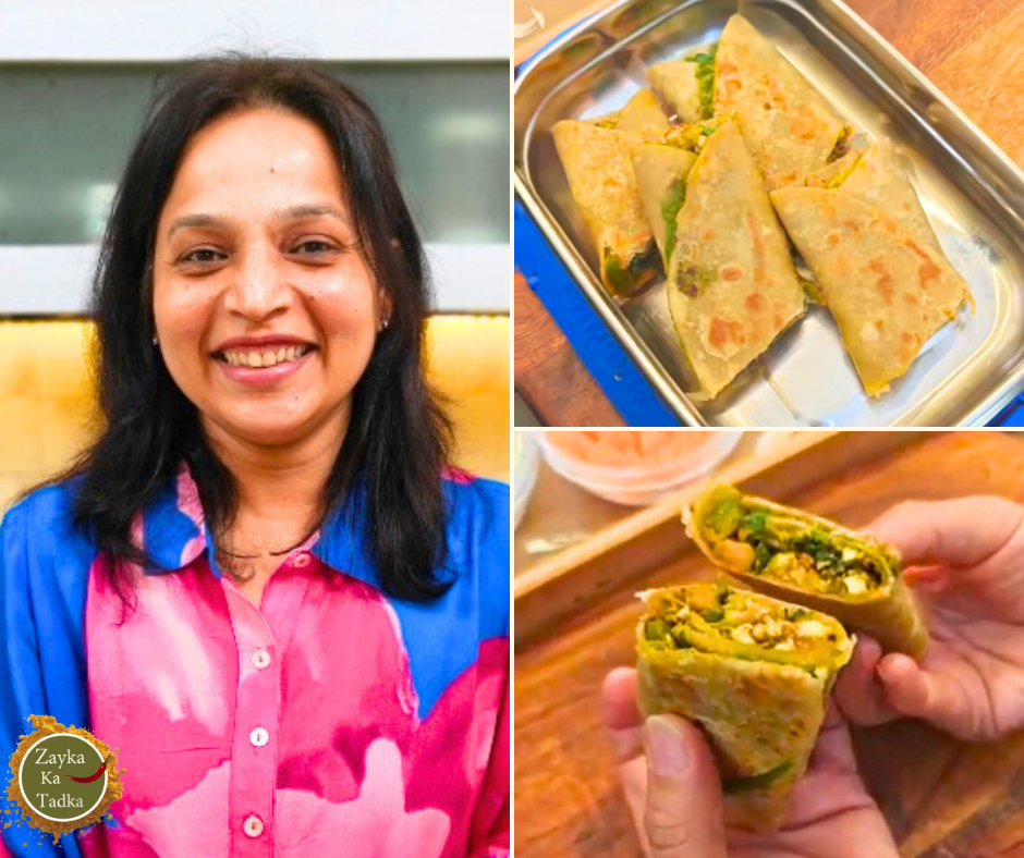 Mix Veg Paneer Wrap Recipe