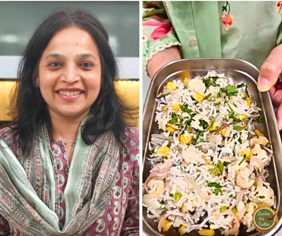Corn Paneer Rice Recipe