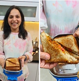 Veg Paneer Sandwich Recipe