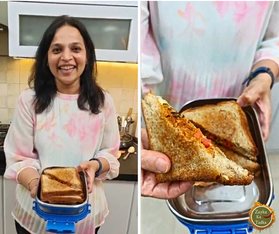 Veg Paneer Sandwich Recipe