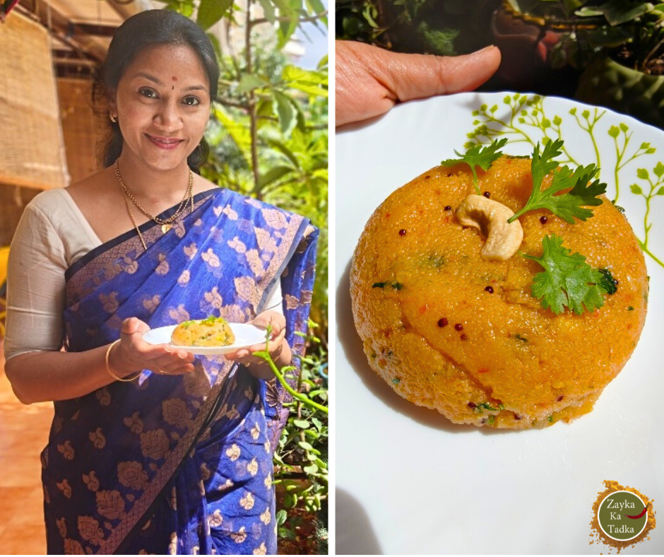 Tomato Vegetable Upma Recipe