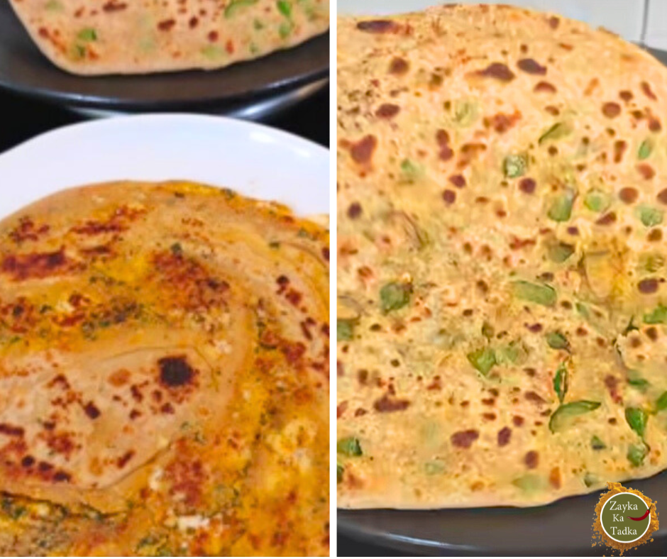 2 Types Of Parathas Recipe