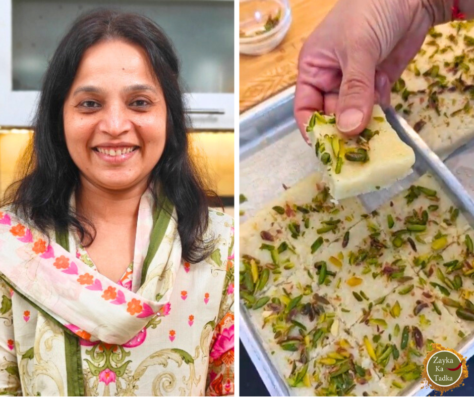 Instant Coconut Barfi Recipe