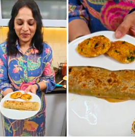 Moongdal Tikki Wrap Recipe