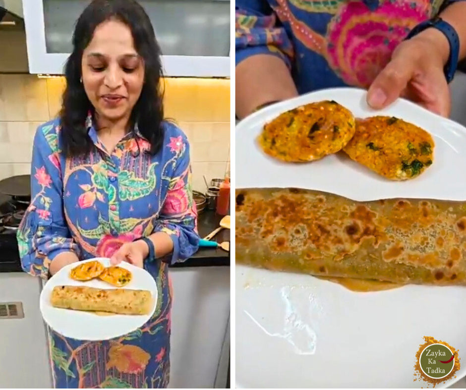Moongdal Tikki Wrap Recipe