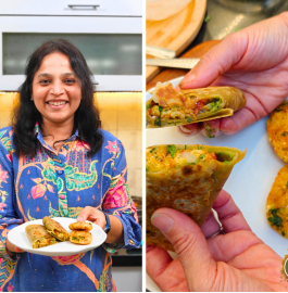 Moongdal Tikki Wrap Recipe