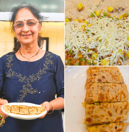 Cheesy Stuffed Garlic Roti Recipe