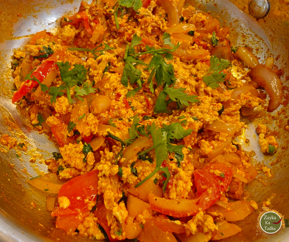 Paneer Bhurji | Amritsari Paneer Bhurji Recipe