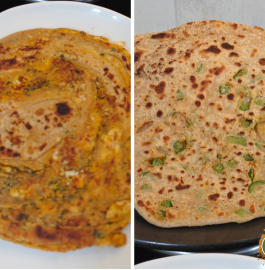 2 Types Of Parathas Recipe