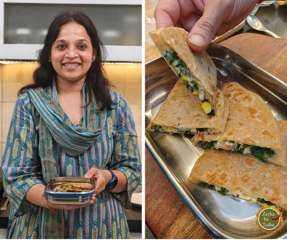 Paneer Mix Veg Wrap Recipe