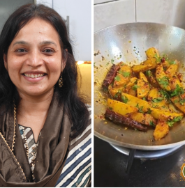 Lahsuni Aloo Ki Bhujiya Recipe