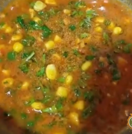 Lahsuni Corn Ki Sabji Recipe