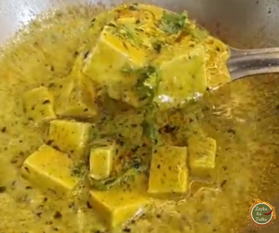 Dahi Wali Paneer Ki Sabji Without Onion, Garlic, & Tomato Recipe