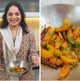 Lahsuni Aloo Ki Bhujiya Recipe