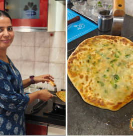 Cheese Chilli Paratha Recipe