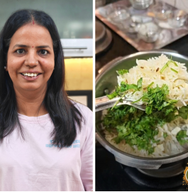Onion Paneer Rice In Pressure Cooker