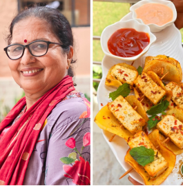 Aloo Paneer Butterfly REcipe