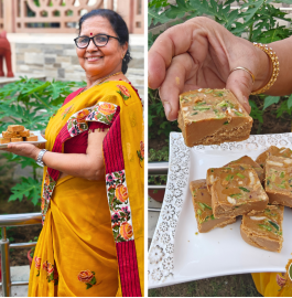 Turat Mohanthal | Mohanthal | Besan Burfi Recipe