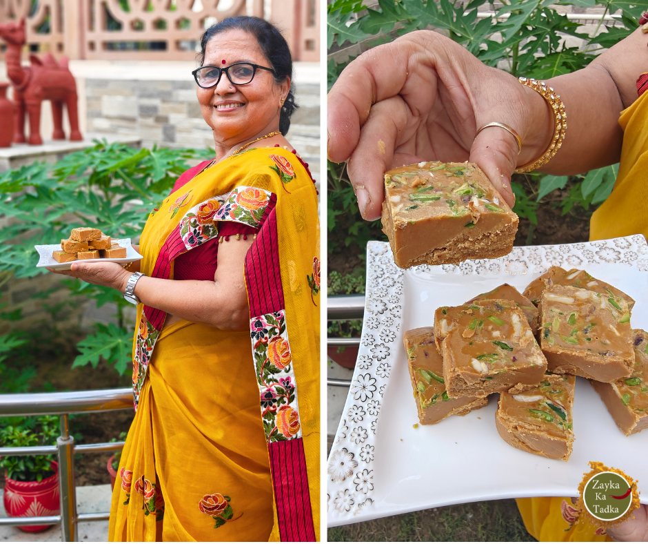 Turat Mohanthal | Mohanthal | Besan Burfi Recipe