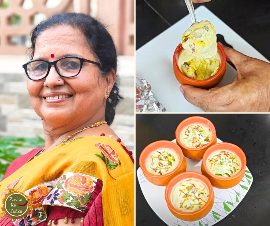 Kesar Pista Malai Matka Kulfi Recipe