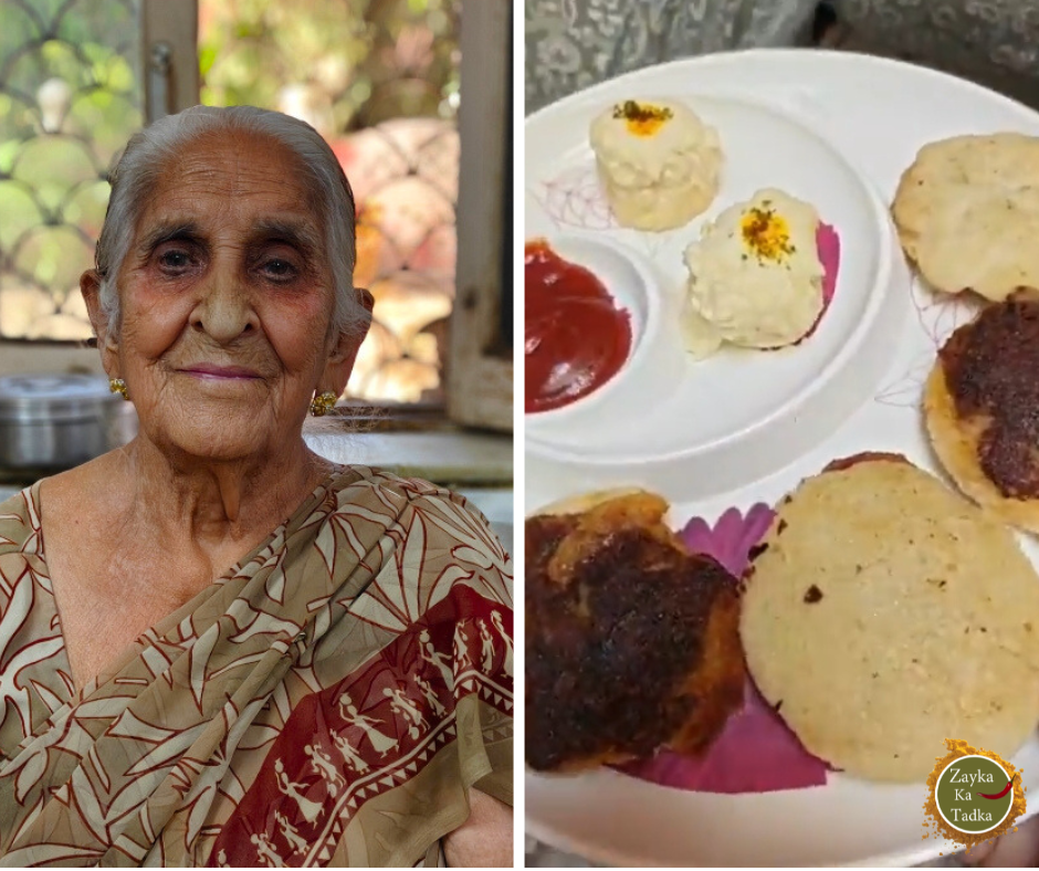 Idli With Aloo Tikki Recipe