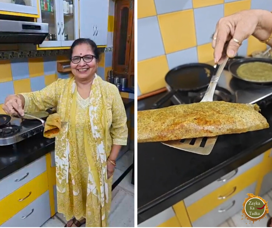 Moong Dal Dosa | Green Dosa Recipe
