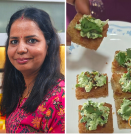 Matar Toast Party Bites Recipe