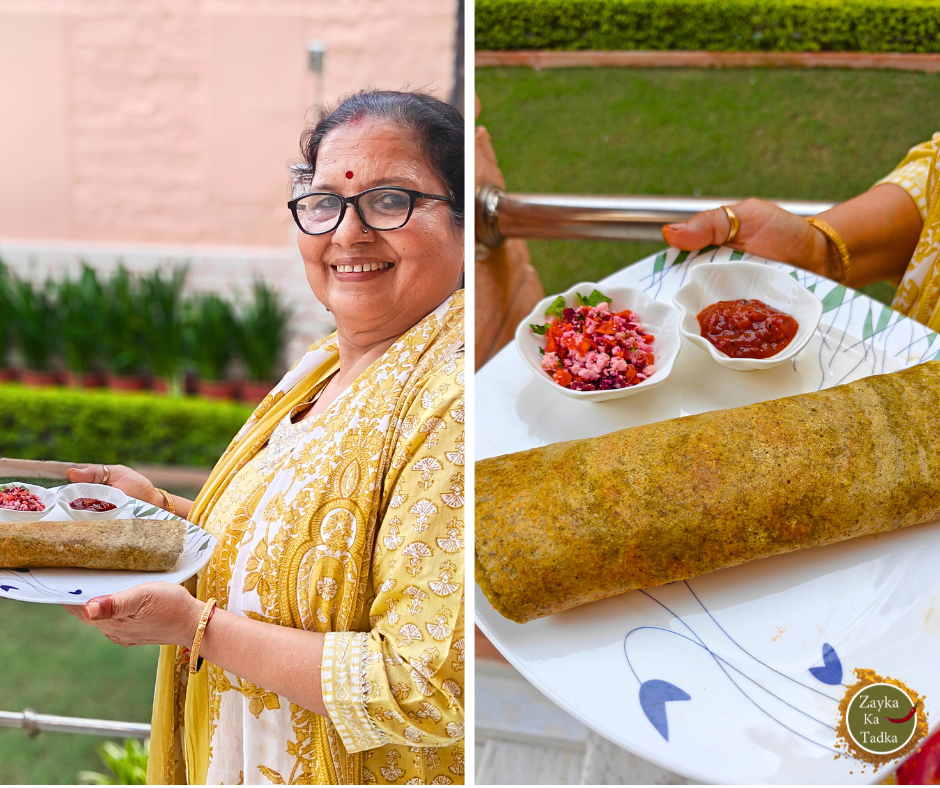 Moong Dal Dosa | Green Dosa Recipe