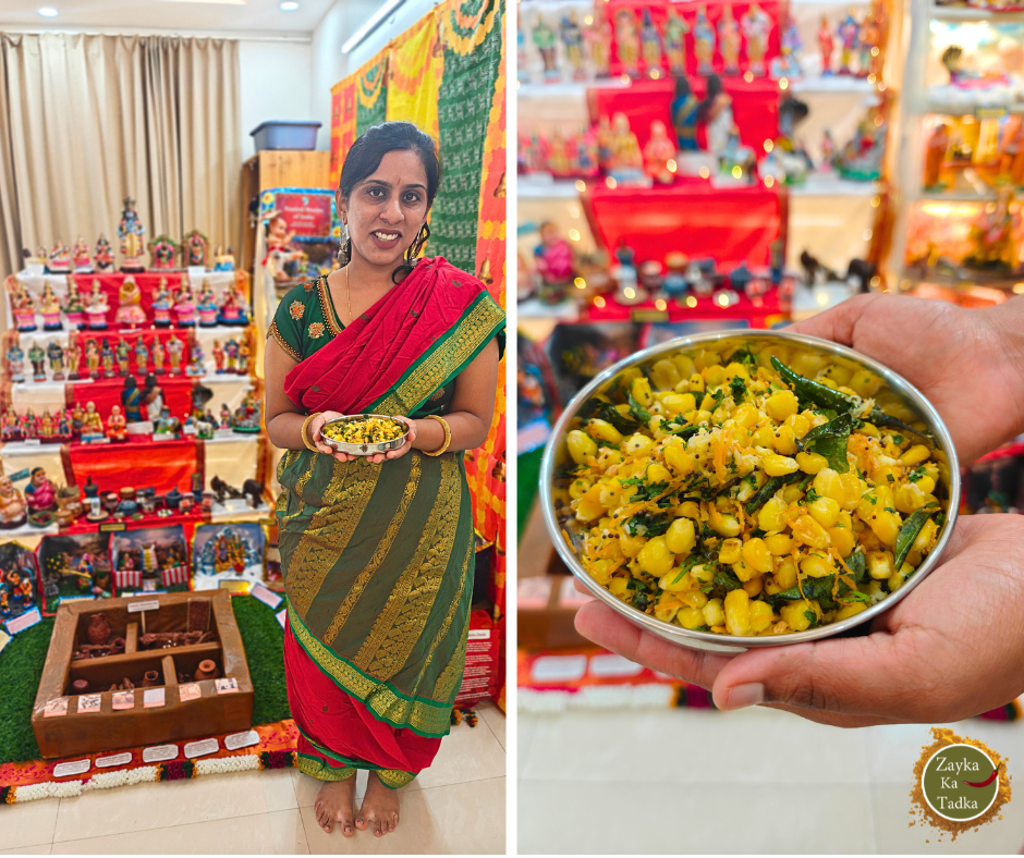 Sweet Corn Sundal Recipe