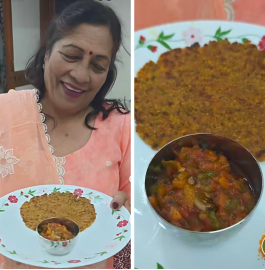 Leftover Dal Korma Paratha Recipe