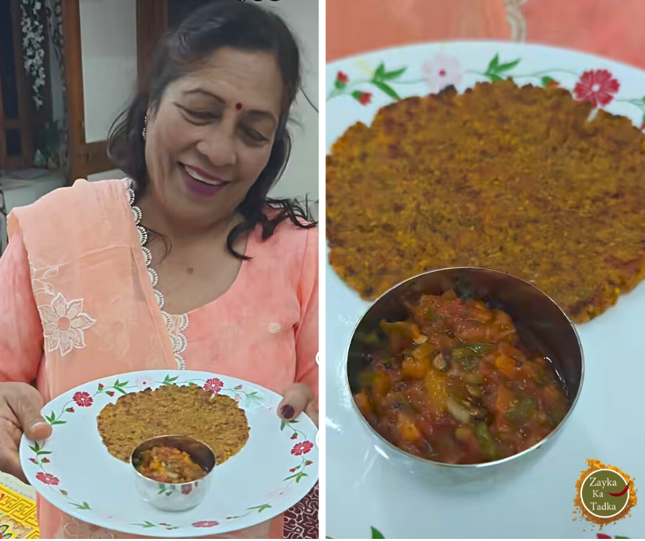 Leftover Dal Korma Paratha Recipe