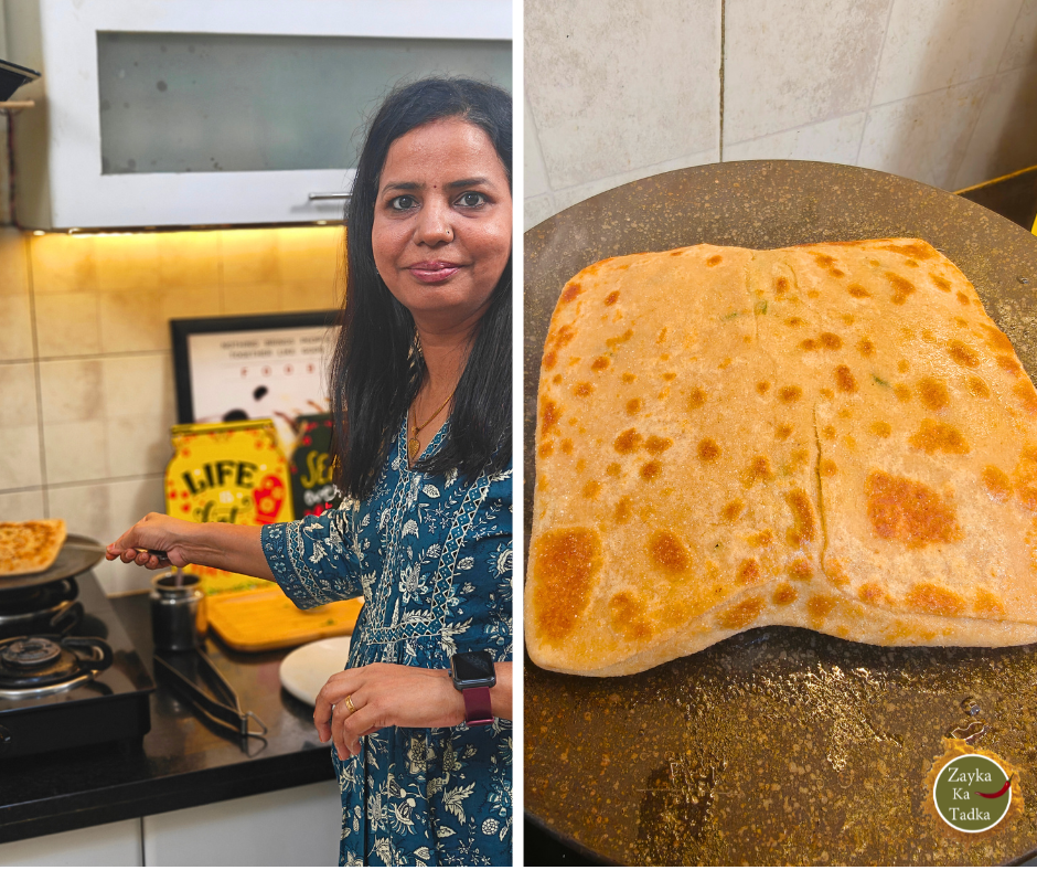 Chilli Cheese Paratha Recipe