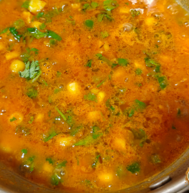 Lahsuni Corn Ki Sabji Recipe