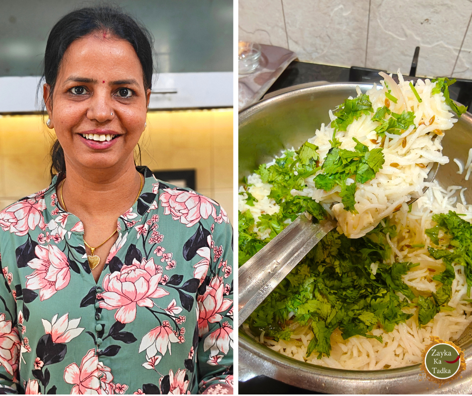 Onion Paneer Rice In Pressure Cooker