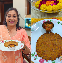 Leftover Dal Korma Paratha Recipe