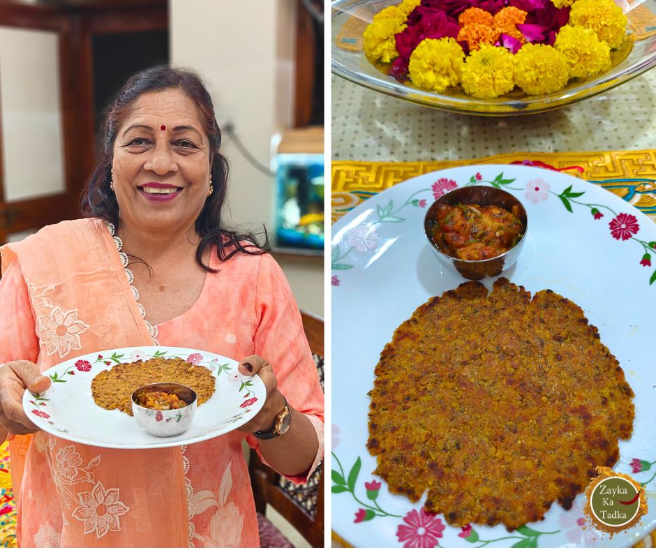 Leftover Dal Korma Paratha Recipe