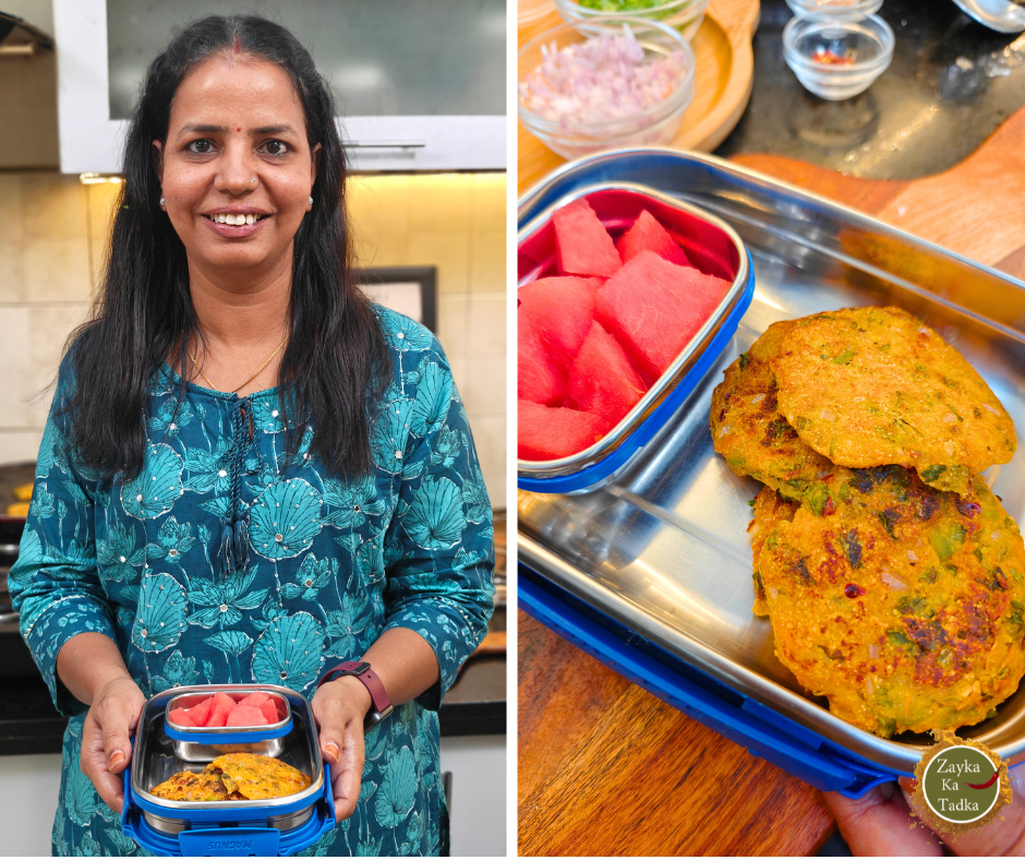 Mix Veg Murmura Pancake Recipe