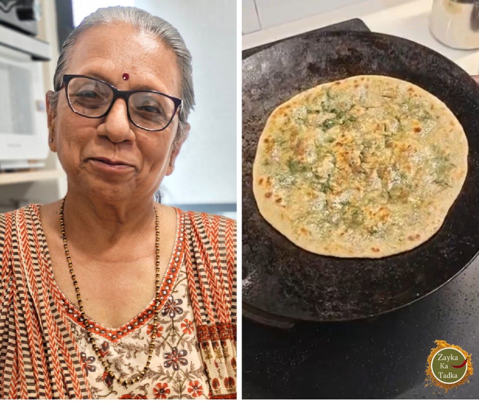 Punjabi Methi Pyaz Ka Paratha Recipe