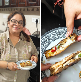 Paneer Tacos | Roti Tacos Recipe