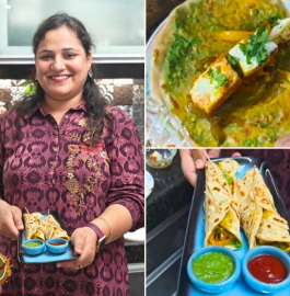 Paneer Kathi Rolls Recipe