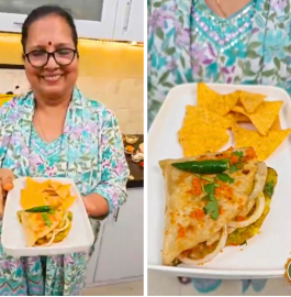 Cheese Vada Pav Wrap Recipe